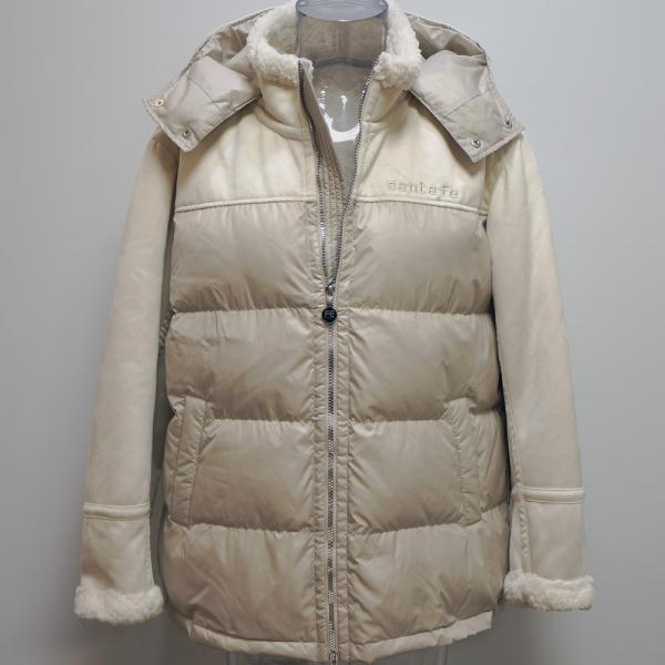 サンタフェ　中綿ジャケット　santafe モコモコ　ダウン　Lサイズ サンタフェ サンタフェ・23 秋冬 AW 新作・ムートン切り替え ダウン