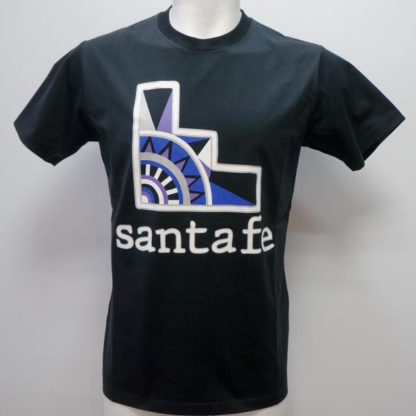 SANTAFE サンタフェ　Tシャツ サンタフェ サンタフェ・26 春夏 SS 新作・階段プリント 半袖Tシャツ(L