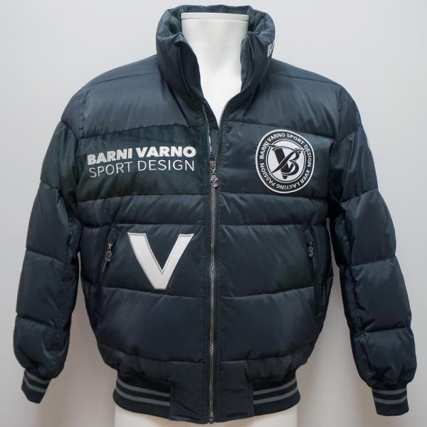 バーニヴァーノ・24 秋冬 AW 新作(LL)ロゴ刺繍 ダウン スタジャン(LL