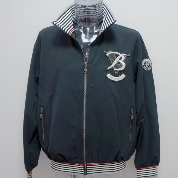 バーニヴァーノ・ポリエステルストレッチ ブルゾン(L) 24 春夏 SS 新作 BSS-NBS-5072-09 BARNI VARNO (L)