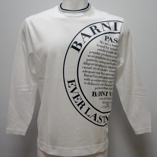 バーニヴァーノ 特大エンブレムプリント 長袖Tシャツ(M)(L) 25 春夏 SS