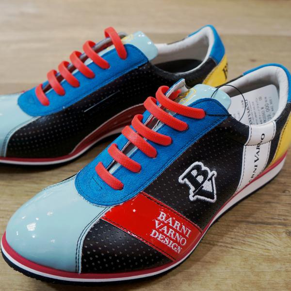 バーニヴァーノ・26 春夏 SS 新作・ワッペン スニーカー(M)(L)(LL)BSS