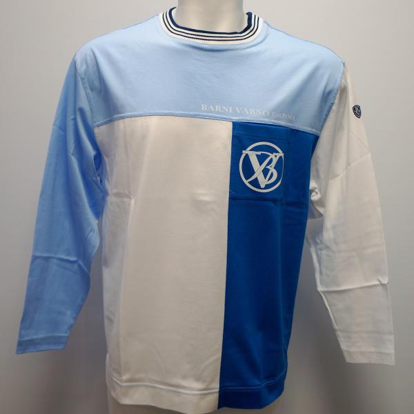 barni varno 長袖カットソー バーニヴァーノ 26 春夏 SS 新作 配色切り替え 長袖Tシャツ(L)BSS