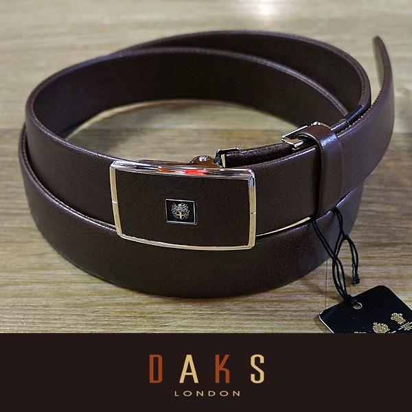 DAKS（ダックス） ベルト バックル式 スライド式 牛革 袋縫無双仕立