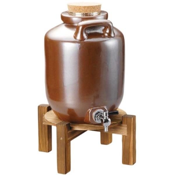 味わい深い器で呑む酒はおいしさも格別です。商品サイズ：195×300mm・8750cc木台サイズ：240×140mm＜産地＞日本（美濃焼）ご注意：個装箱がない商品によりギフトラッピング不可商品のため、ご注文時にギフト包装のご選択をされないよ...