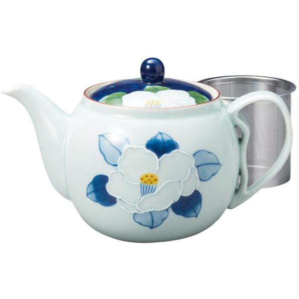 ポット ティーポット 有田焼 一珍山茶花ＳＳ 日本製 陶器 陶磁器 食洗機対応 POT おしゃれ かわいい カフェ