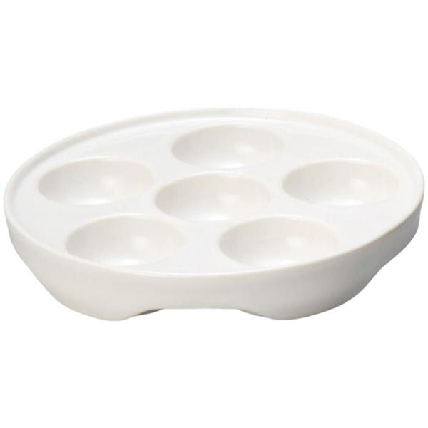 耐熱皿 白 エスカルゴ 直火不可 レンジ対応 オーブン対応 陶器 陶磁器 耐熱食器 カフェ レストラン ホテル