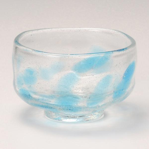 抹茶碗 抹茶茶碗 吹ガラス 抹茶碗 ライトブルー ガラス 硝子 食洗機対応 抹茶椀 抹茶 matcha 茶碗 茶器 茶道具 茶道 おしゃれ