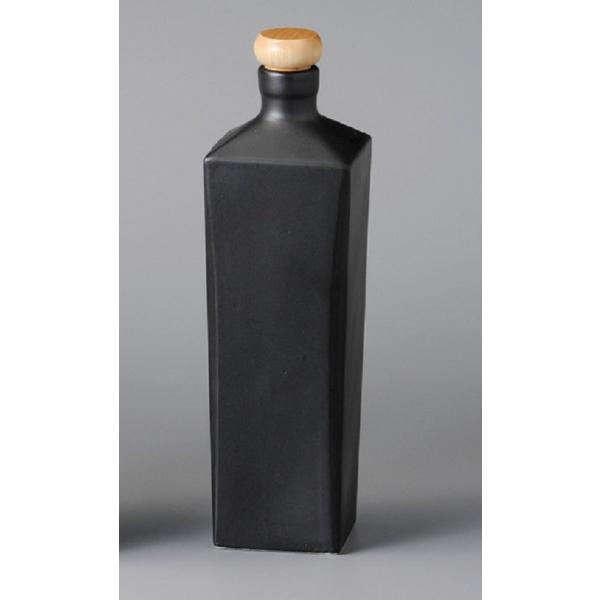 焼酎ボトル 黒釉角4合瓶 酒器 日本製 Buyee Buyee 日本の通販