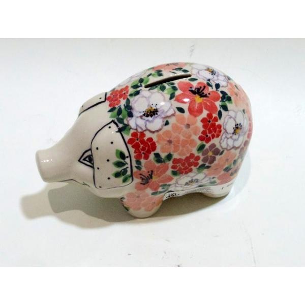 ポーリッシュポタリー　豚置き物 alegreminamihorie_po-100-85-y