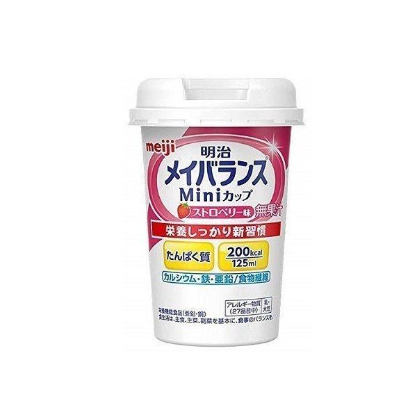 明治（meiji） メイバランス Miniカップ ストロベリー味 1415058 24本