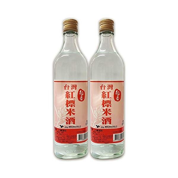 【稲香】 台湾紅標米酒（瓶）600ml ／ 本 台湾?酒 19.5度 料理酒 2本セット
