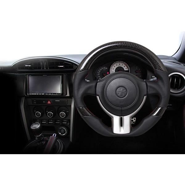 REAL(レアル)ステアリング【トヨタ86(前期)/スバルBRZ(前期)】ブラック