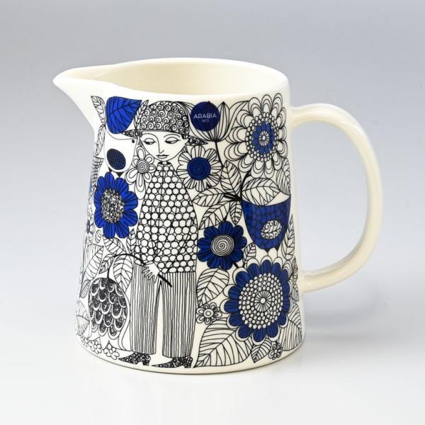 【スペシャルラッピング660円(別売り)】[型番] 1026264[サイズ(約)] 横幅17.5cm 高さ14.5cm 口径10cm 容量1.0L[カラー] 本体 : ホワイト / ブルー / ブラック[素材] 陶磁器[重量(約)] 730...