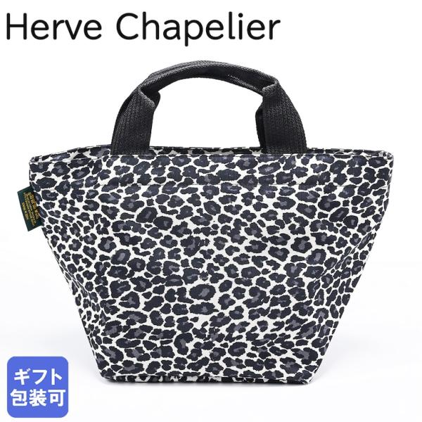 美品◉エルベシャプリエ◉1027F◉ナイロン舟型トートM◉パンサー◉ヒョウ柄 Herve Chapelier（エルベシャプリエ） Herve Chapelier 1027F トート