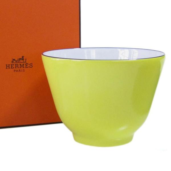 HERMES（エルメス） ジョーヌ ブルーダイユール 030093p ラージボウル