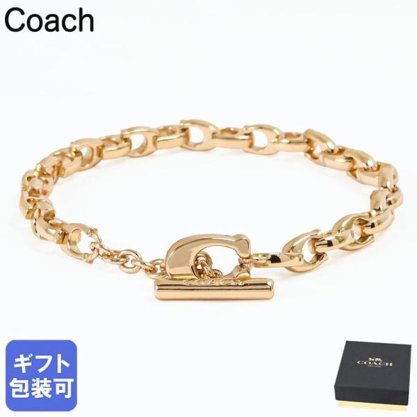 コーチ COACH ブレスレット バングル シグネチャー Cロゴ レディース ゴールド 376745GLD710 ジュエリー アクセサリー