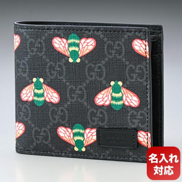 GUCCI グッチ 二つ折り財布 メンズ ベスティアリー GGスプリーム GUCCI グッチ 二つ折り財布 メンズ ベスティアリー GGスプリーム