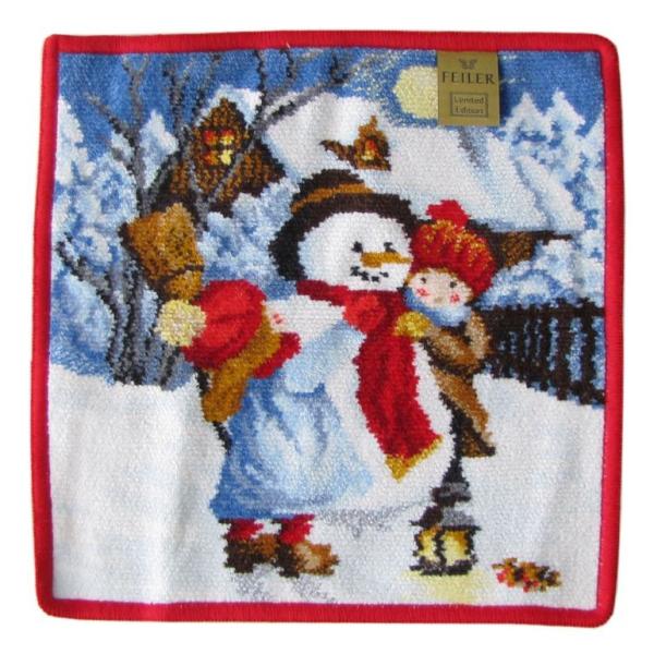メール便可275円 フェイラー ハンカチ Feiler ハンドタオル 25cm 17年限定 クリスマス ウィンターデイ 雪だるま レッド Buyee 日本代购平台 产品购物网站大全 Buyee一站式代购 Bot Online