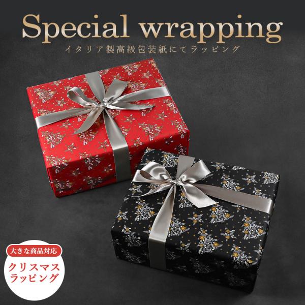 スペシャルラッピング大 大きいサイズ専用 クリスマス柄 レッド