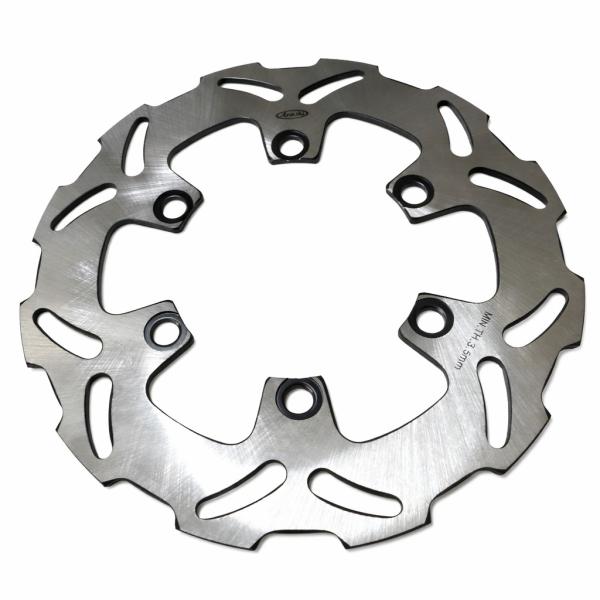 送料無料■ KLX250 Dトラッカー 250SB リアウエーブブレーキディスクローター 　220ｍｍ　無加工取り付け　新品