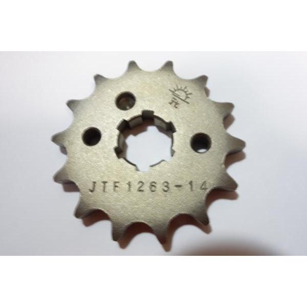 送料無料■JT SCM強化フロントスプロケット 14T セロー225 TDR50 TZR50 DT125 ブロンコ FZR250/R（-88）　新品