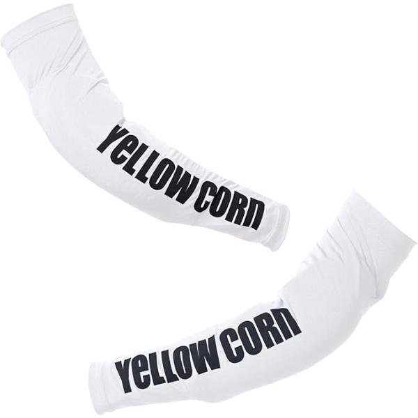YeLLOW CORN（イエローコーン）プロテクトアームシェード 肘ハードプロテクター (ホワイト) フリー YAS-001-WH