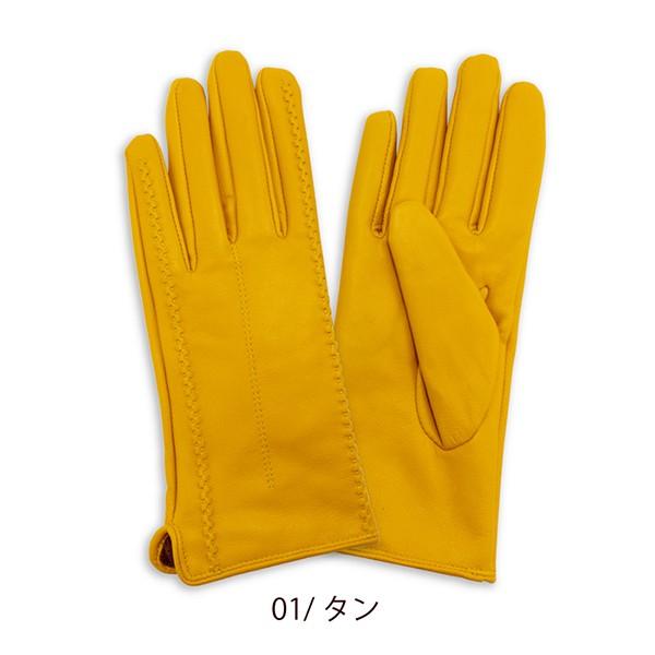 レザーグローブ 革手袋 レディース Attivo 在庫処分セール タン イエロー 黄色 S M Lサイズ 女性 ハンド