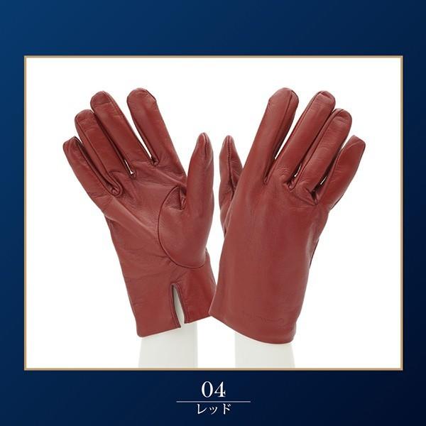 手袋 メンズ ブランド イタリア製 スマホ対応 レッド 赤 裏地カシミヤ100 Sサイズ 男性 バイク レザーグローブ Club オンラインショップ 本革 Demi 自転車
