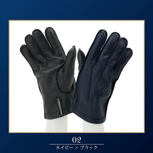 手袋 メンズ ブランド イタリア製 スマホ対応 ブラウン 茶色 裏地カシミヤ100 Lサイズ レザーグローブ 男性 自転車 Demi バイク Club 本革 ギフト