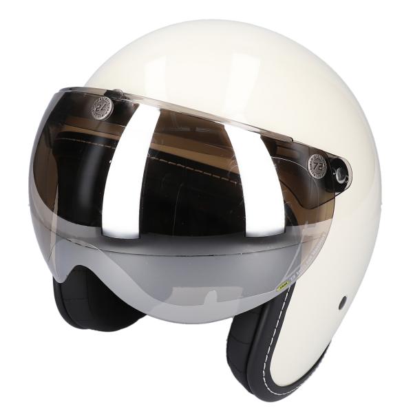 スモールジェットヘルメット シールドセット ホワイト フリーサイズ