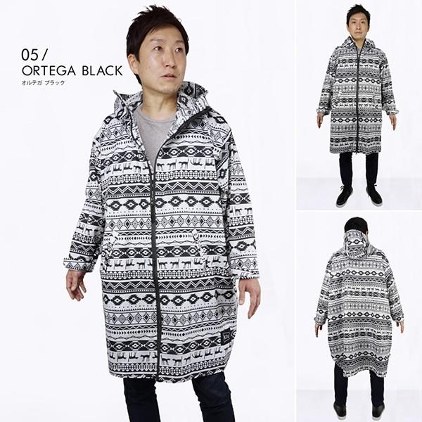 スリーブレインポンチョ メンズ レインコート 雨具 全8柄 KIU FREE 