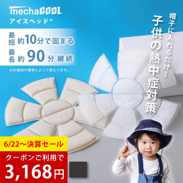 アイスヘッド 公式販売 帽子用保冷剤  熱中症 暑さ対策グッズ 頭冷やす PCM 子ども キッズ 親子 ヘルメット ひんやり 父の日 無料ラッピング ギフト