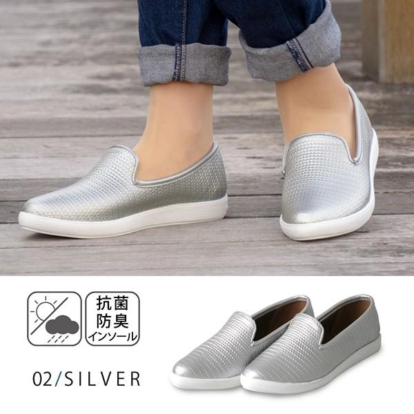 レインシューズ レディース ポインテッドトゥオペラ レインファブス カジュアル シルバー 美脚 雨靴 完全防水 通勤 プレゼント