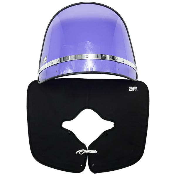 ゼットファーザー×旭風防 日本製 ムラサキ 風防 フーボー スクリーン