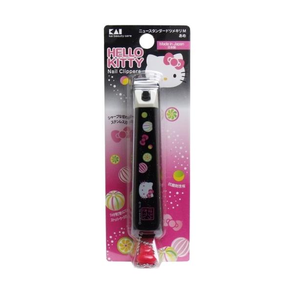 ◆メーカー貝印株式会社◆商品説明シャープな切れ味、ステンレス刃ツメキリ!キティと和のモチーフを組み合わせたスタンダードツメキリ。●切った爪が飛び散りにくいストッパーケース付きです。●エッチング加工ツメヤスリはヤスリ掛けがなめらかで、形よく仕...