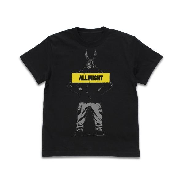 ヒロアカ グッズ オールマイト Tシャツ 雪まつりVer. BLACK Mサイズ