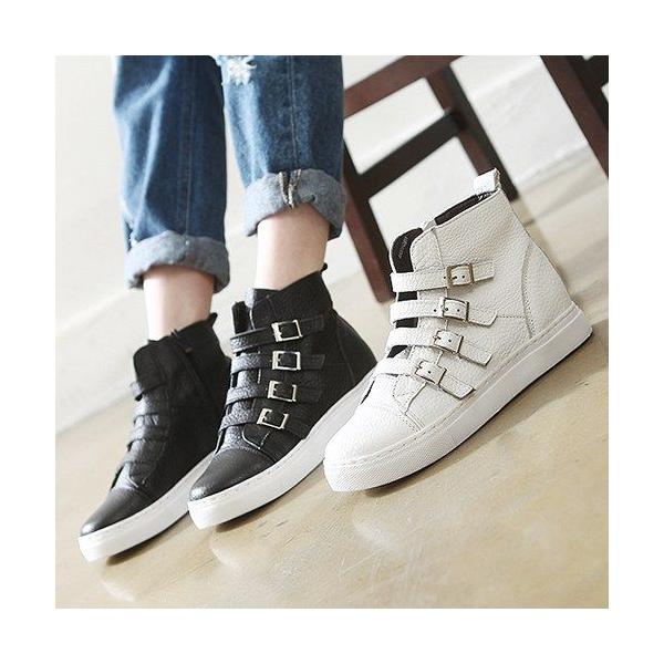 ハイカットスニーカー レザー ベルト カジュアルシューズ 本革 レザー スニーカー 新作 ワンズ レディース 大人 シューズ Buyee Buyee 提供一站式最全面最專業現地yahoo Japan拍賣代bid代拍代購服務 Bot Online