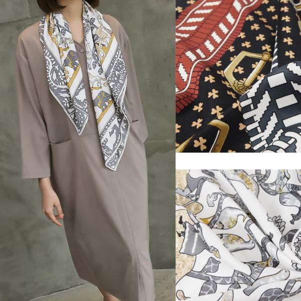 スカーフ レディース 40代 50代 60代 ファッション おしゃれ 女性 上品 黒 シルク100 ビッグ 正方形 パターン柄 春秋物 ミセス Zm F1333 Alice Style アリス スタイル 通販 Yahoo ショッピング