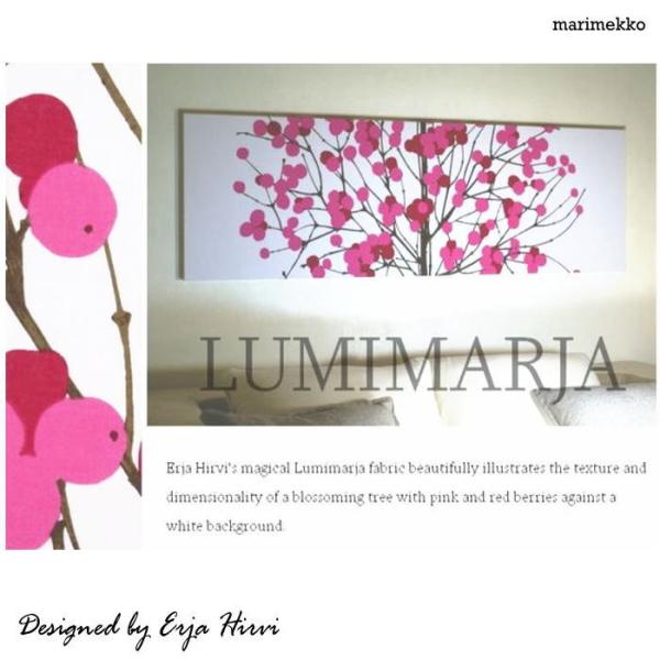 Marimekko ルミマルヤ ファブリックパネル マリメッコ Lumimarja ピンク 130 43cm Fabricpanel 木 Wood 大型商品ヤマト便 時間指定不可 Buyee Servicio De Proxy Japones Buyee Compra En Japon
