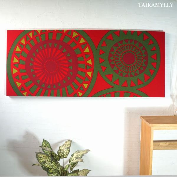 marimekko ファブリックパネル マリメッコ 北欧 タイカミリ 130×54cm