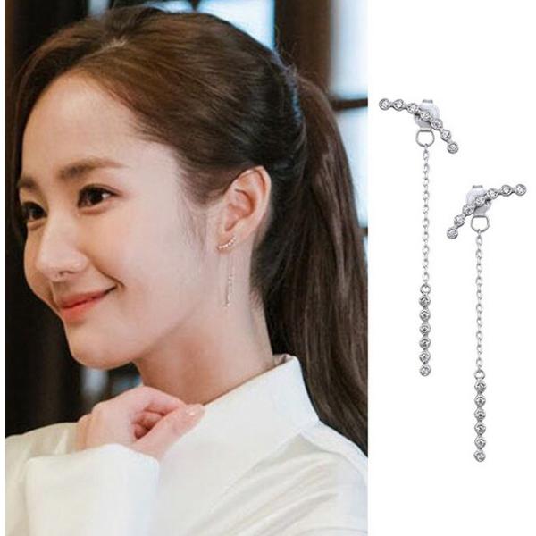 25a_色気な耳元ON_CHANEL_ピアス_シルバー_ゴールド とっておきし福袋 新作》さりげない煌めき【CHANEL】シンプル