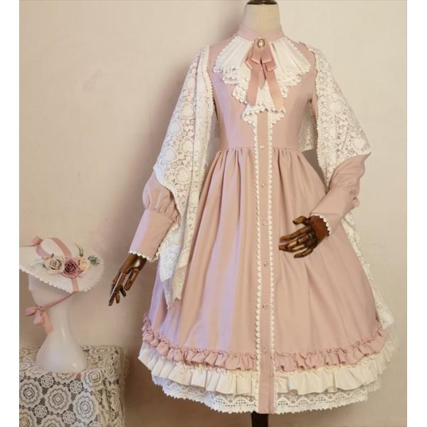 ロリータ ワンピース 長袖 春秋 ドレス 甘ロリ ゴスロリ レース ゴシック レディース エレガント 耽美 かわいい Super Hobby Net