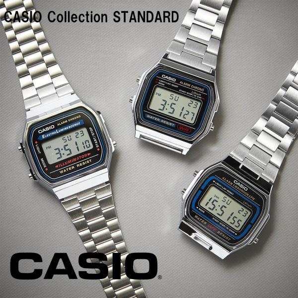 他サイト： CASIO Collection STANDARD A158WA-1JH チープカシオ カシオ ブランド 時計 腕時計の商品画像