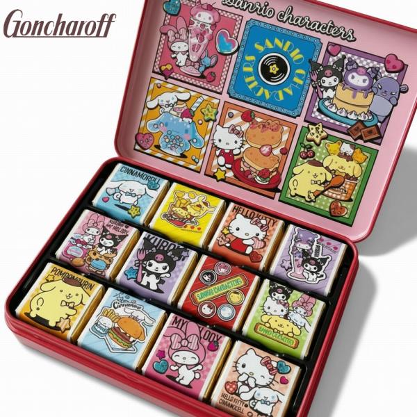 [Release date: January 23, 2026]サンリオキャラクターズ×ゴンチャロフ　サンリオキャラクターズ コレクター缶サンリオの人気キャラクターとのコラボチョコレート！クロミ・マイメロディ・ポムポムプリン・ハローキティ・...