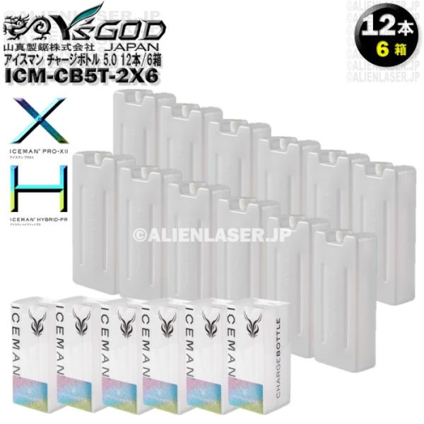 ICM-CB5T-2 チャージボトル5.0タイプ (2本入) アイスマンプロX 用  約1000ml