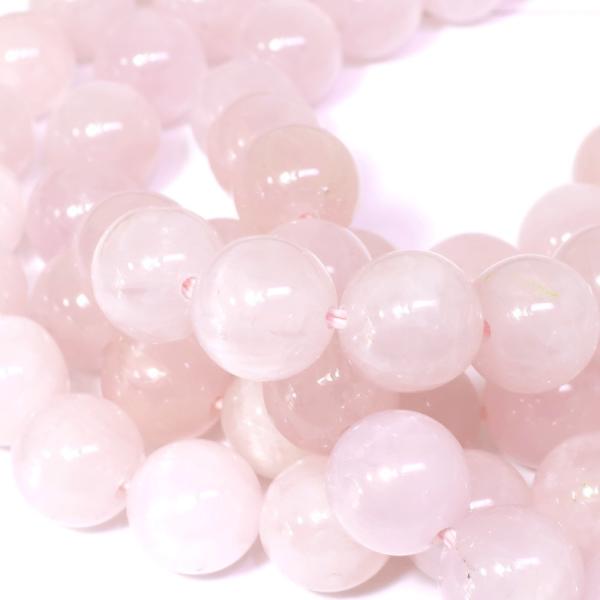 クンツァイト 8mm 天然石 ビーズ 丸玉 1玉売り パワーストーン バラ売り 粒売り パーツ 9月 誕生石 天然石ビーズ 天然石パーツ