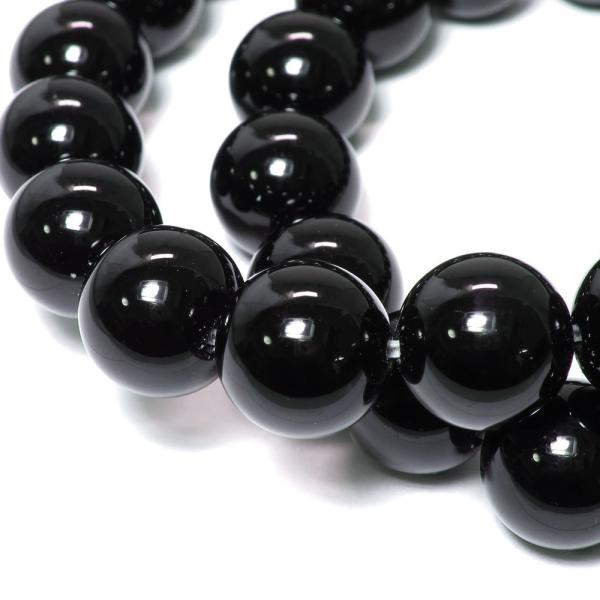 天然石ビーズ オニキス 10mm 丸玉 10玉セット パワーストーン 粒売り 贈り物