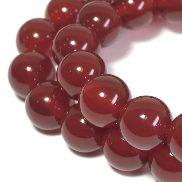 天然石ビーズ 赤めのう 8mm 丸玉 15玉セット パワーストーン 瑪瑙 メノウ 粒売り 贈り物