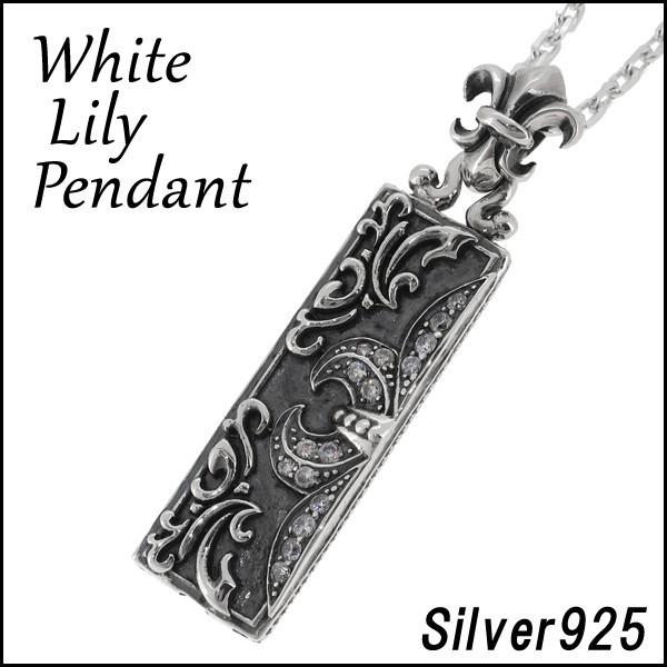 安い通販店 リリィ メンズネックレス メンズ プレート プレゼント ネックレス チェーン付 ジルコニア シルバー925 シルバー かっこいい Pplrm 高品質な商品 Jasminepaintsnepal Com